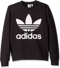 Load image into Gallery viewer, adidas Originals Unisex-Child Trefoil Crew Sweatshirt Size L Teens
