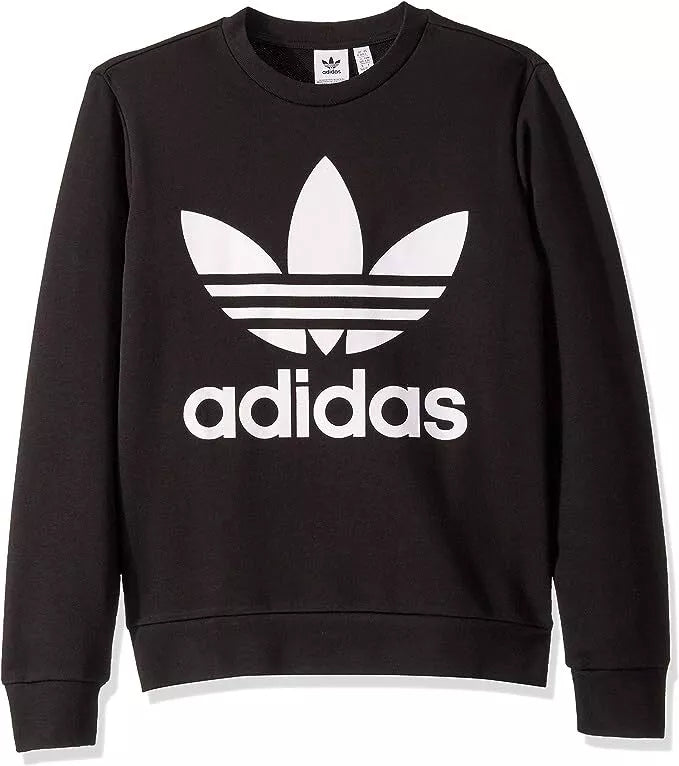 adidas Originals Unisex-Child Trefoil Crew Sweatshirt Size L Teens