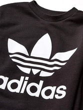 Load image into Gallery viewer, adidas Originals Unisex-Child Trefoil Crew Sweatshirt Size L Teens
